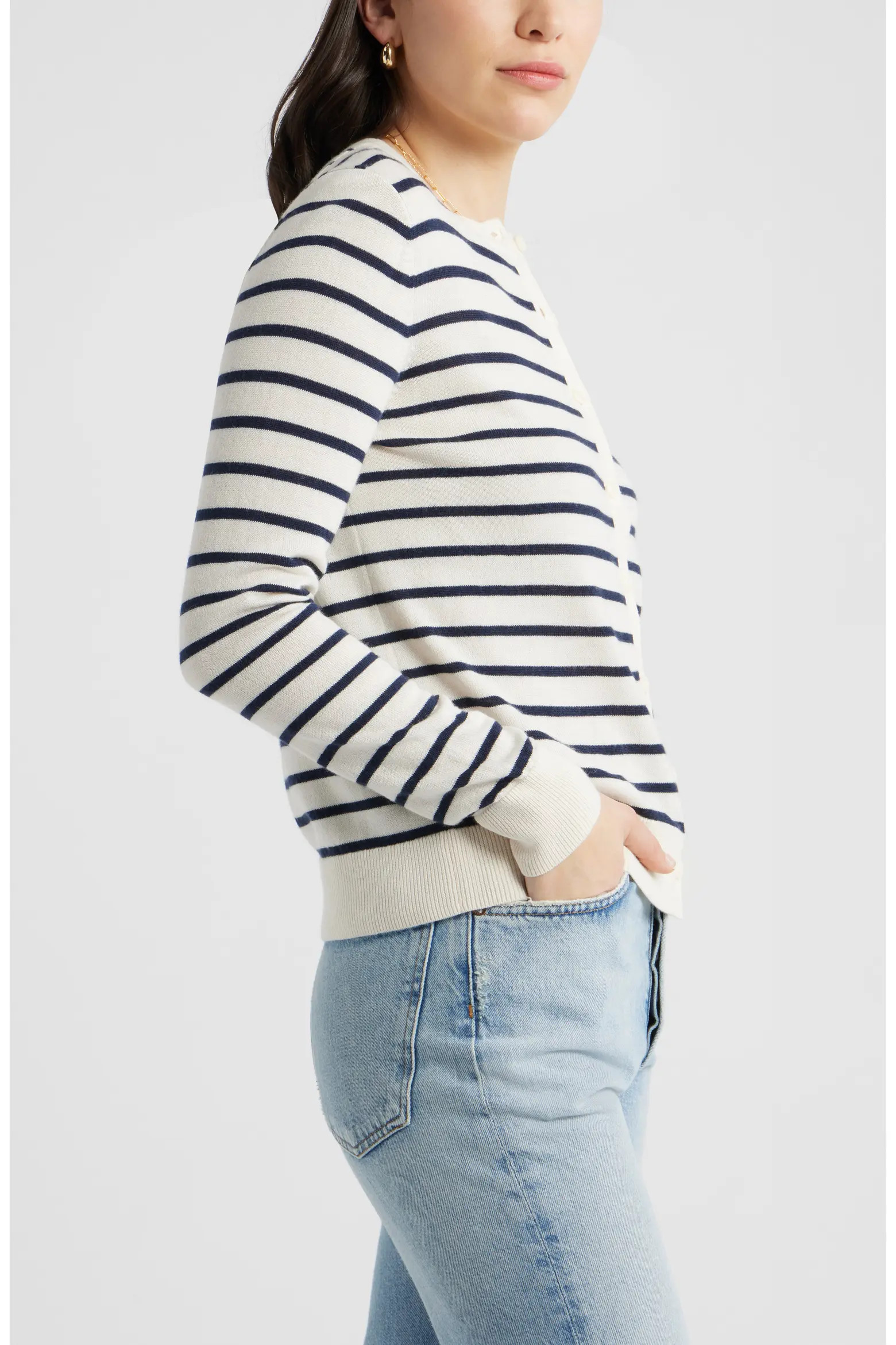 Caslon® Merino Wool Blend Cardigan (Women) | Nordstrom | Nordstrom