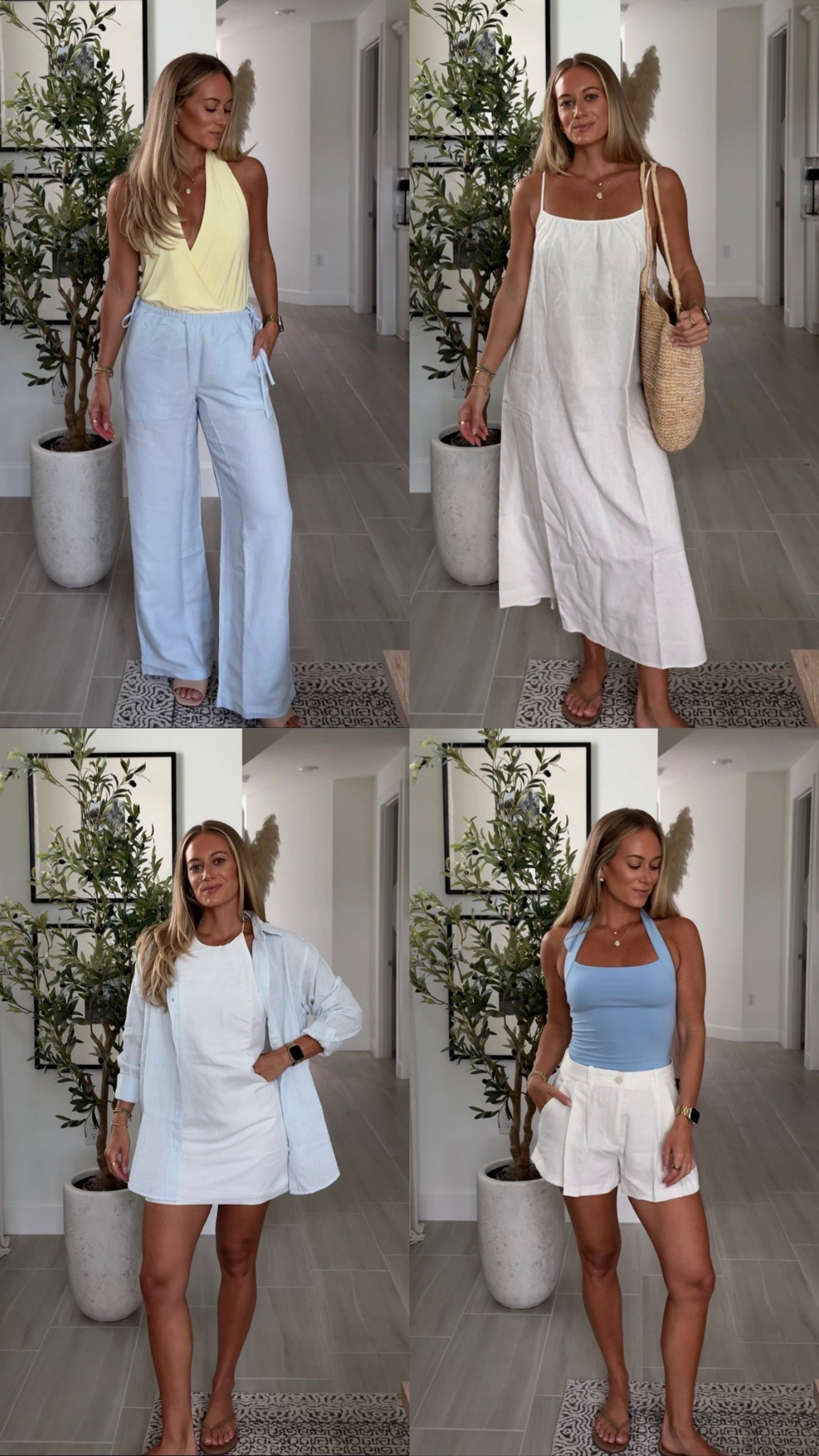 Aritzia Summer Order - wear now & into summer. Linen pants, tops, dresses and more. Size small in everything, size 6 in shorts, size 4 in dress @Aritzia  

Aritzia haul, linen set, linen blouse, linen dress, linen shorts, elevated essentials, resort wear, summer outfit, vacation outfit, spring outfit, outfit inspo, try on haul, clean girl aesthetic


#LTKTravel #LTKootd #LTKSeasonal