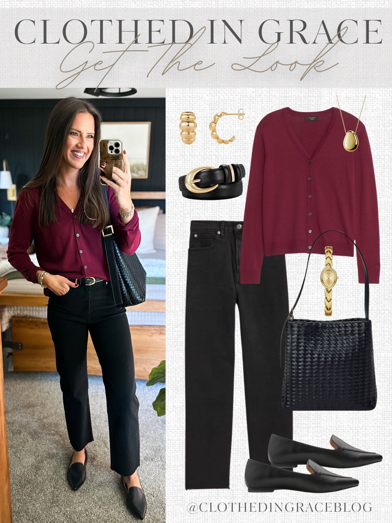 One of my favorite outfits from the Fall Capsule

Jeans - size 27 (29.5 inseam) 
Cardigan - medium 
