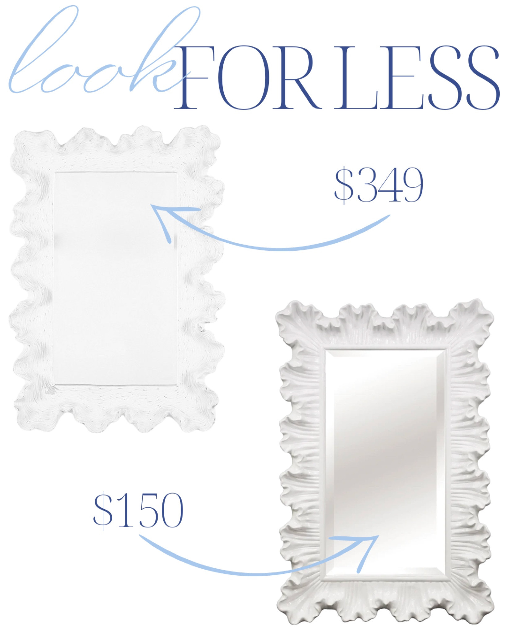 Atoll mirror, wall mirror, powder room mirror, nursery mirror, bedroom mirror, coral mirror, scalloped mirror, wavy mirror, look for less, designer inspired, grandmillennial home, home decor, coastal home, decorating ideas, interior design, interior decor, decor inspo, decor inspiration, mood board, room board, classic home, traditional home, grandmillennial style, Amazon home, southern home, southern hospitality, southern style, home decor ideas, preppy style, classic style, southern charm

#LTKhome #LTKSale