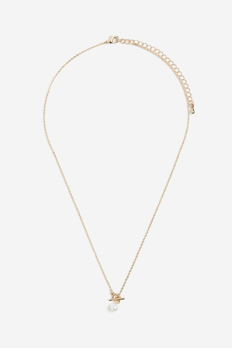 Kette mit Perlenanhänger | H&M (DE, AT, CH, NL, FI)