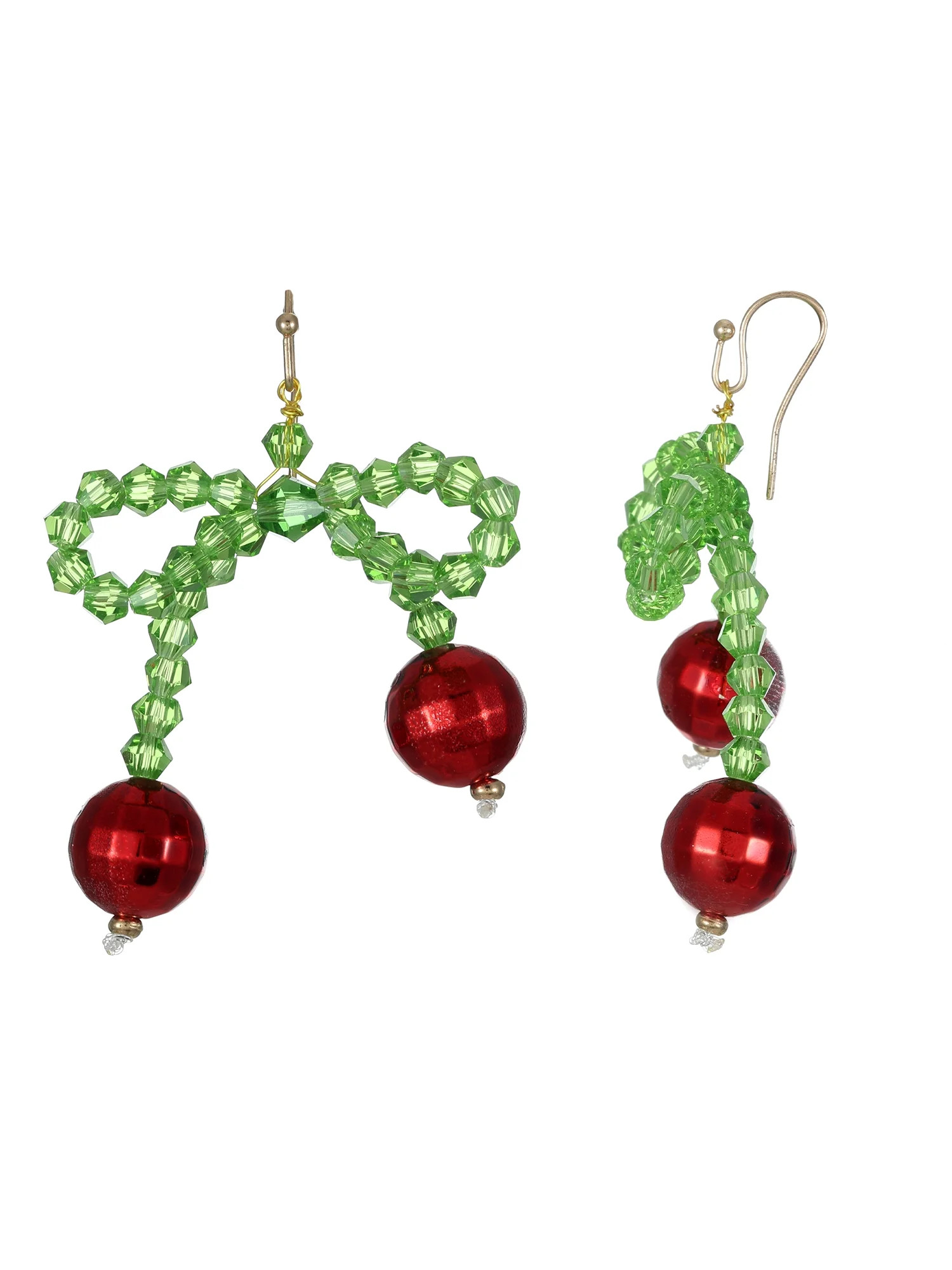 Way to Celebrate Valentine's Day Cherry Bead Earrings, 1 Pair | Walmart (US)