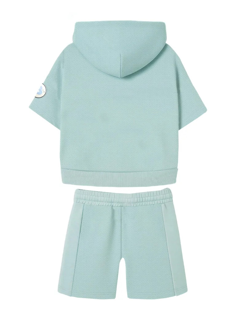 Bluey Toddler Boy Textured Knit Short Set, Sizes 12 Months-5T | Walmart (US)