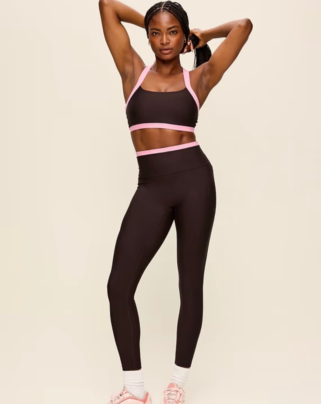 Brown and pink activewear set 50% off today!

#LTKfitnessgoals #LTKSaleAlert