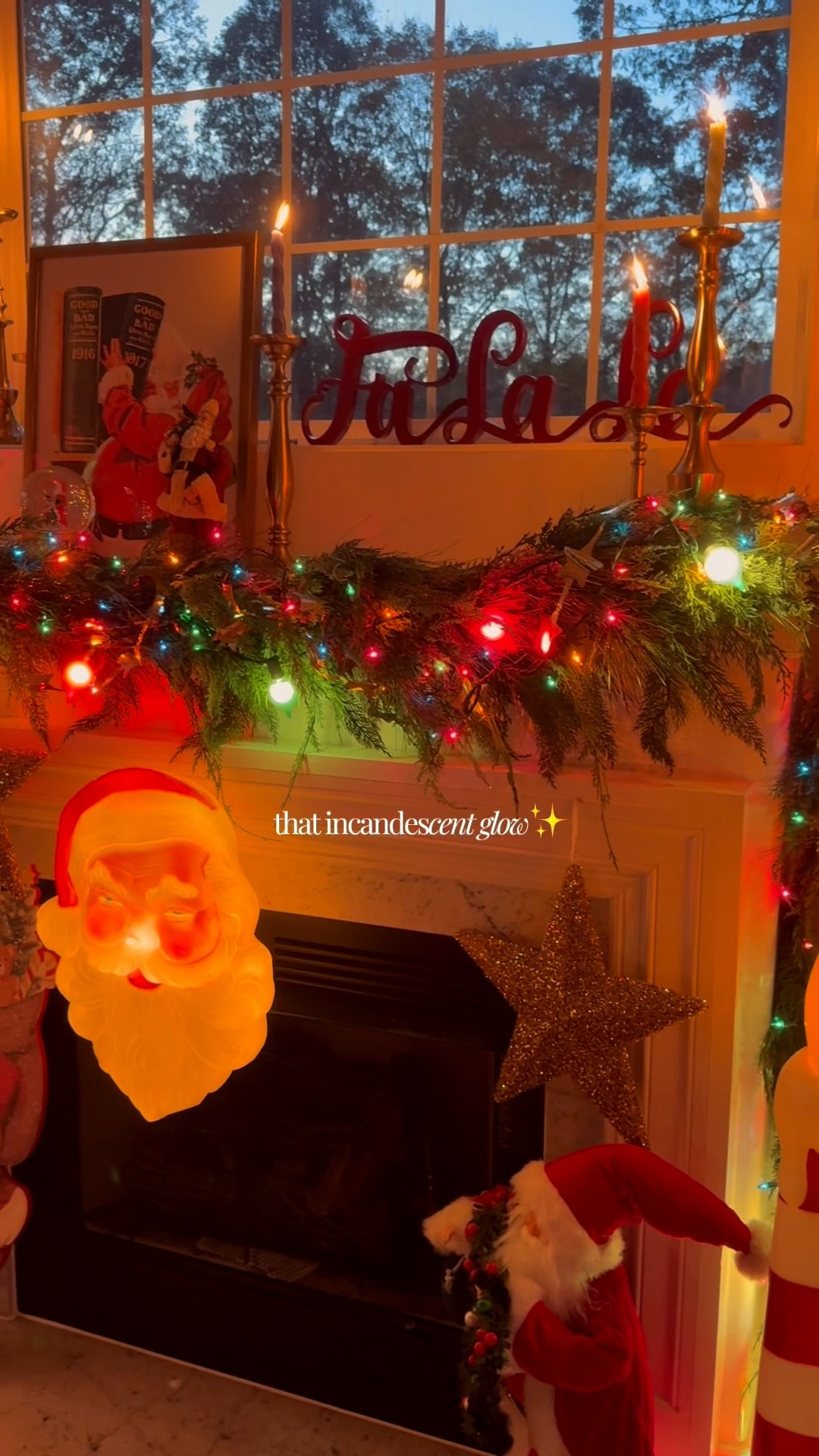 Colorful tacky Christmas // 90s Christmas // NOSTAGLIC // incandescent string lights 

#LTKHome #LTKHoliday #LTKSeasonal