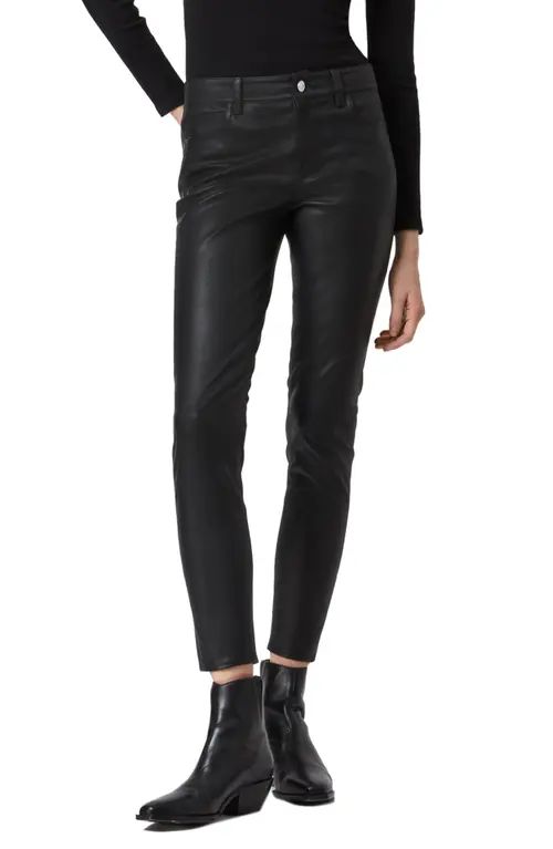 AllSaints Women's Ina Leather Pants in Black at Nordstrom, Size 4 Us | Nordstrom