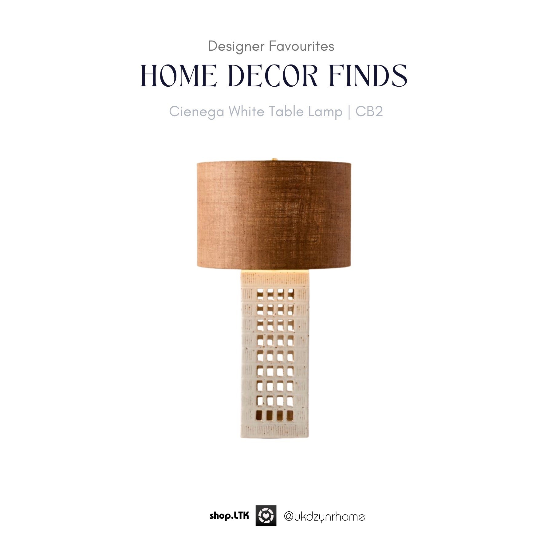 Ceramic Table Lamps | CB2