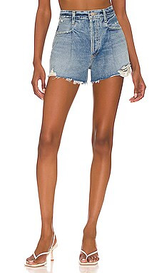 Citizens of Humanity Franca Pleated Baggy Short in Baeza from Revolve.com | Revolve Clothing (Global)