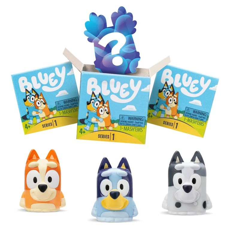 Mash'ems Bluey S1 Collectible Toys,  4+ Years Old | Walmart (US)