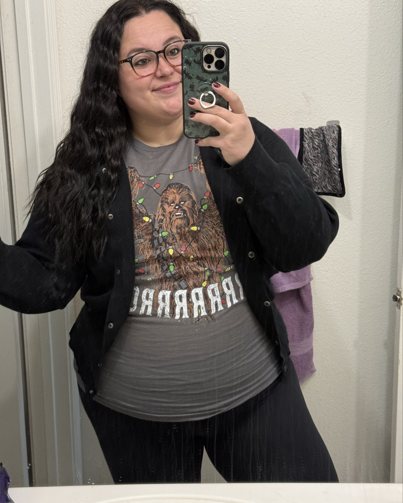 Chewbacca Christmas shirt was a hit! These Halara leggings were PERFECT for a day at the parks! I didn't have to fuss with them at all. #plussize #halara #starwars

#LTKmomlife #LTKSeasonal #LTKPlusSize