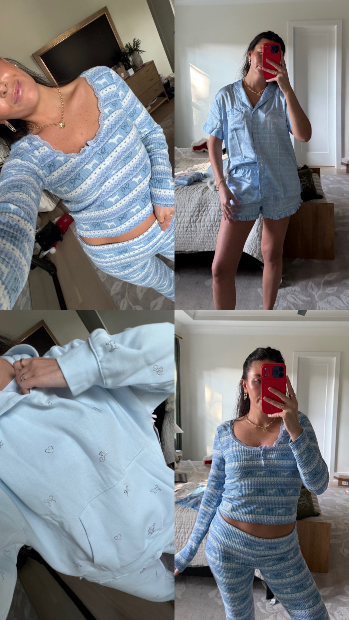 Give me all the BLUE!!! The new @VSpink Love Shack Fancy was made for me #PINKPartner 

#LTKFindsUnder50 #LTKFindsUnder100 #LTKootd