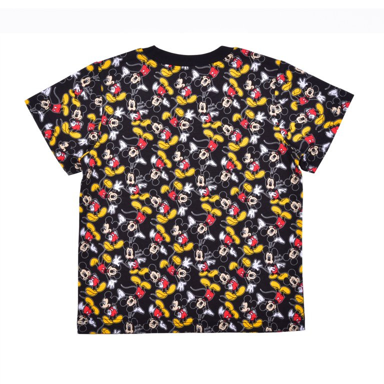 Disney Boy's 3-Piece Mickey Mouse T-Shirt and Jogger Pant Set, Matching Tees and Pants for Toddle... | Walmart (US)