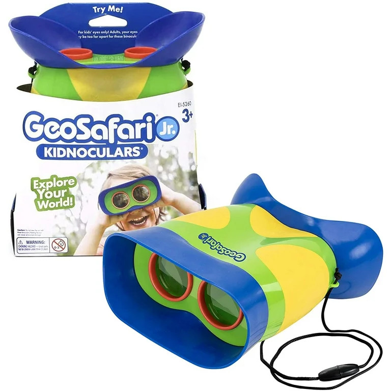 Educational Insights GeoSafari Jr. Kidnoculars Binoculars for Kids, Science Set Kids Ages 3+ - Wa... | Walmart (US)