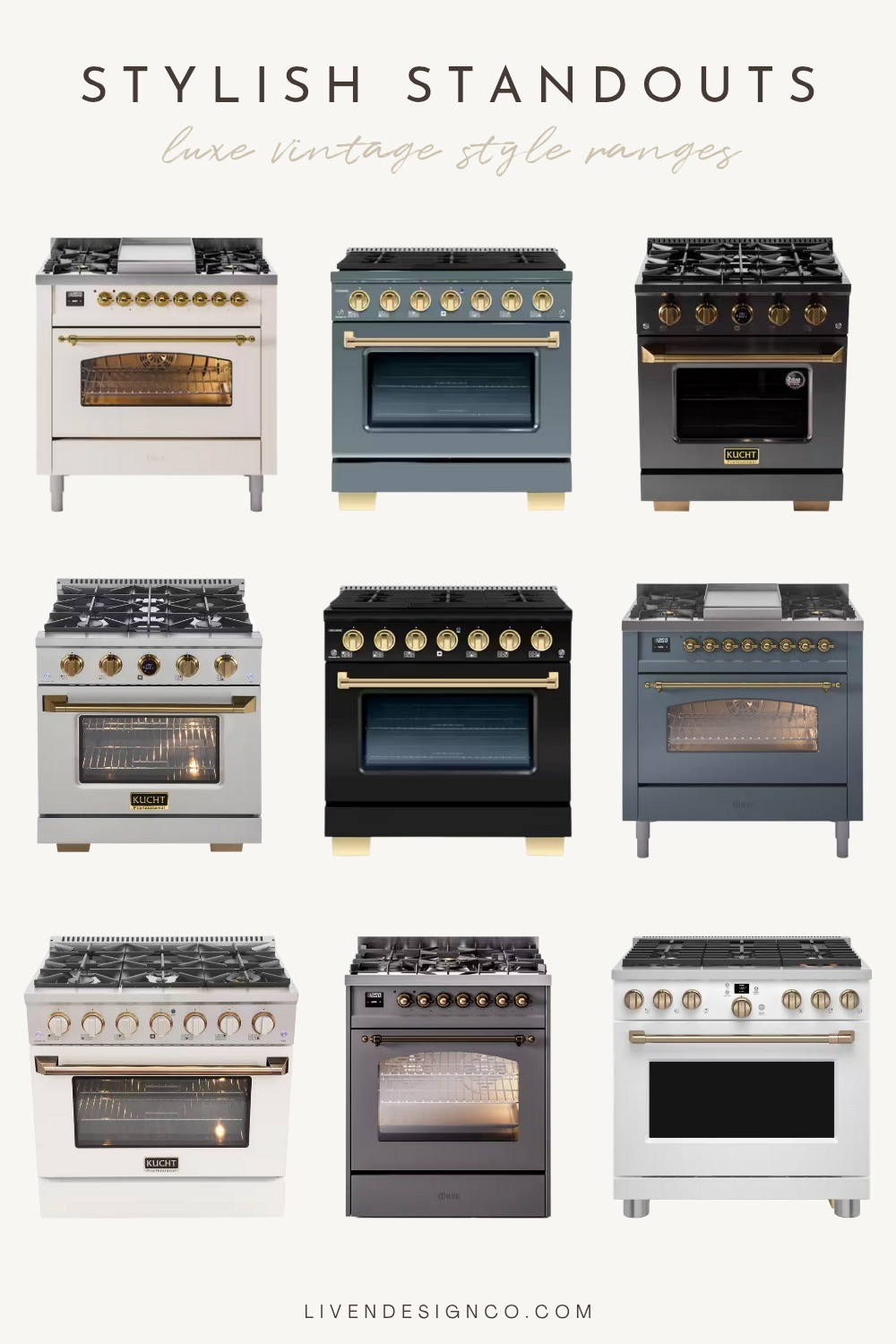 Luxe vintage style oven range. Colored oven

#LTKSeasonal #LTKHome #LTKSaleAlert
