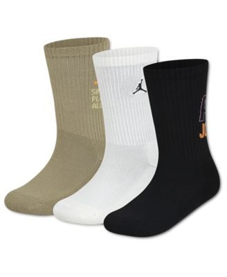 Boys' and Girls 9-11 Crew Socks, 3-Pack | Macy's