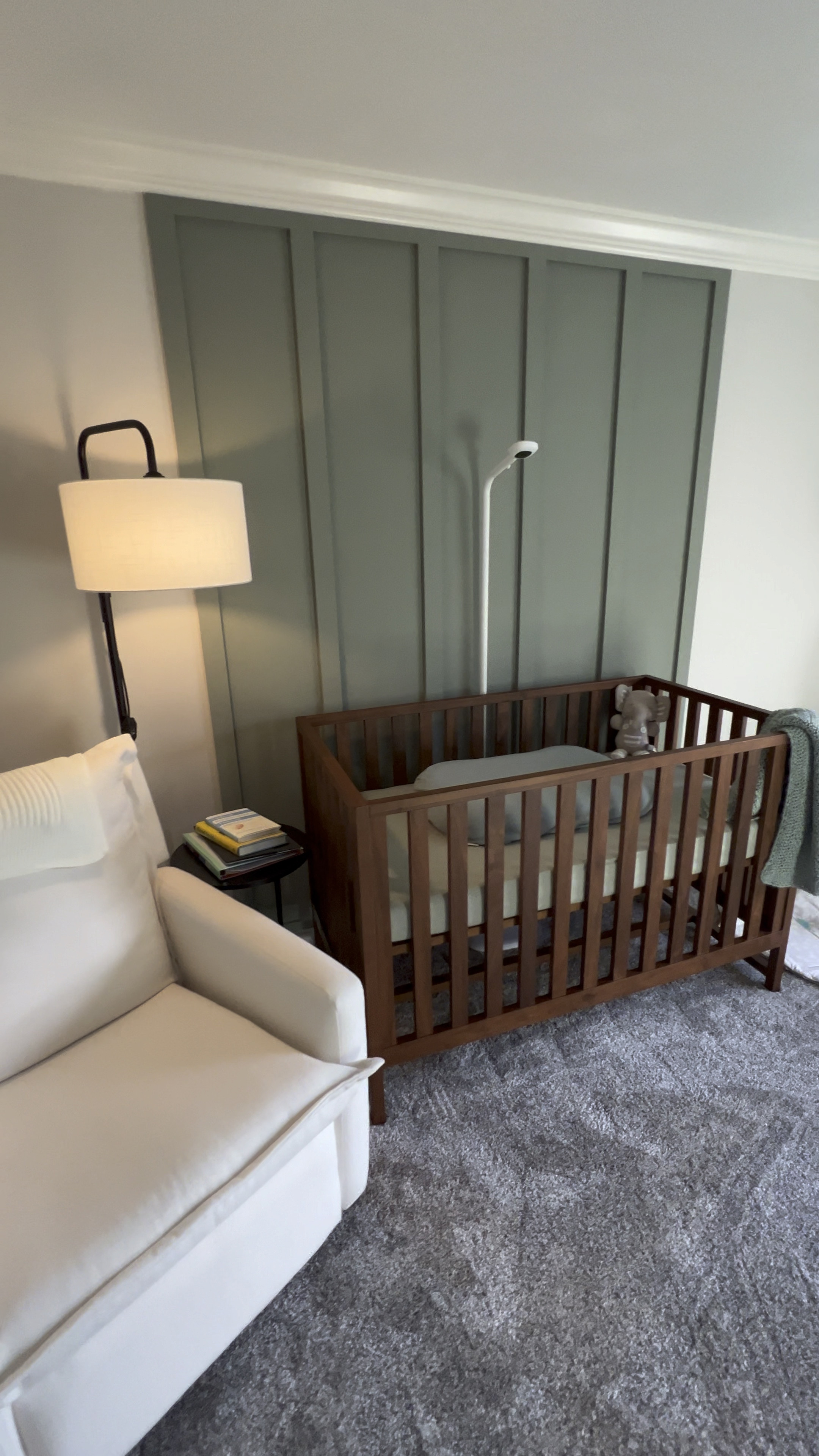 Neutral baby boy nursery 