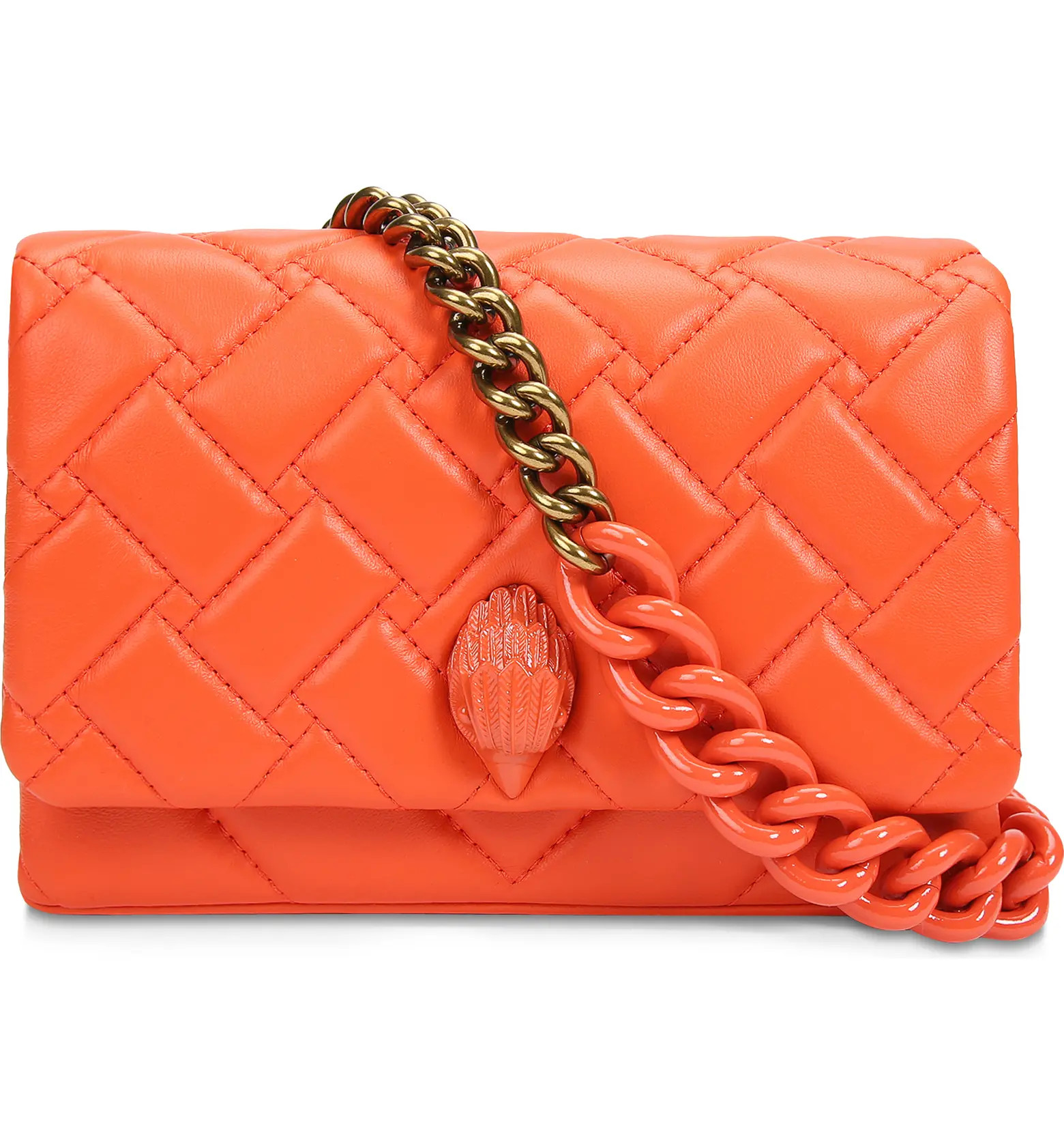 Mini Kensington Quilted Leather Card Holder | Nordstrom