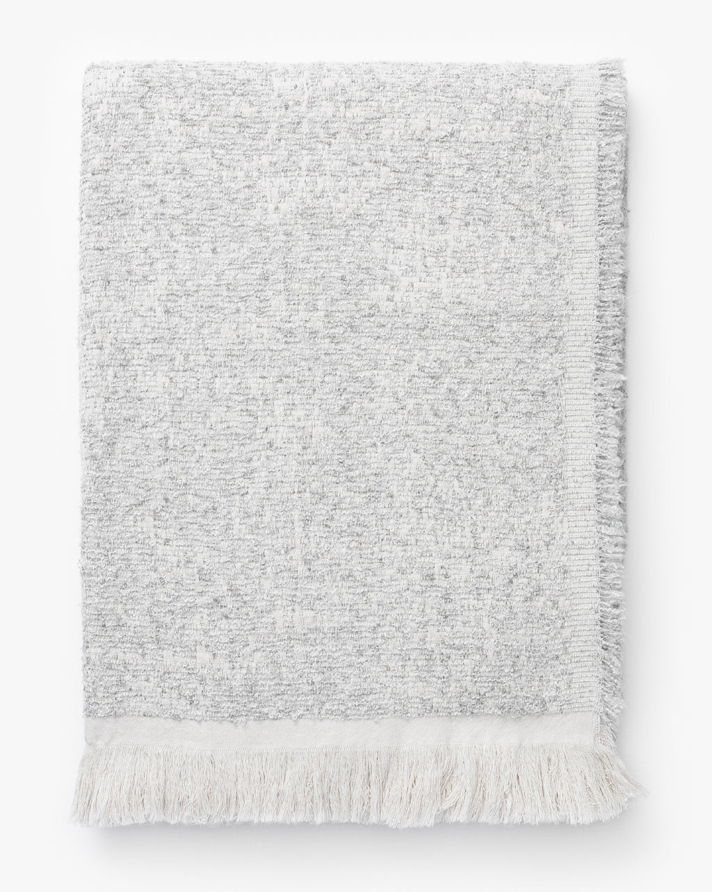 Esma Gray Fringed Throw | McGee & Co.