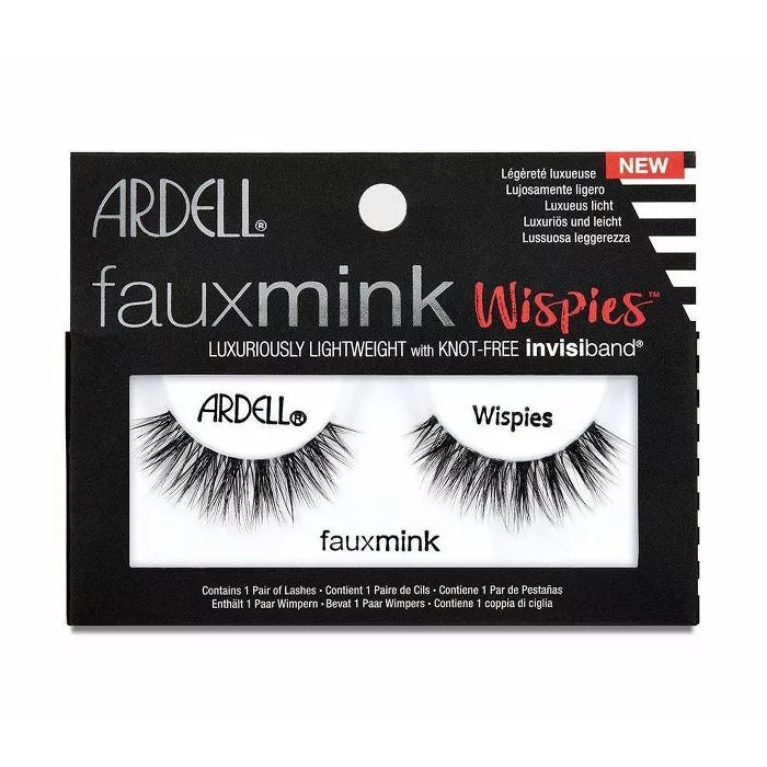 Ardell Eyelash Wispies Faux Mink Black - 1pr | Target