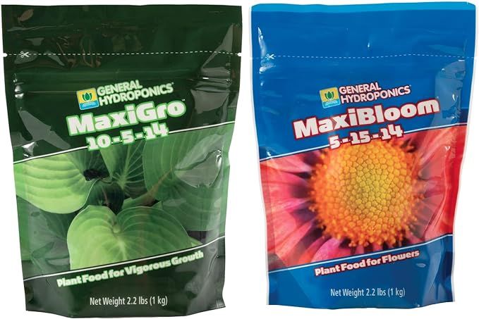 NEW Hydroponics Set of MaxiBloom for Flowering & MaxiGro for Vegetable Nutrients | Amazon (US)
