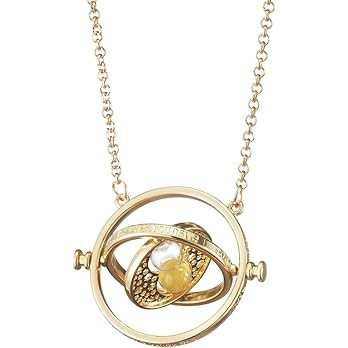 Time Travel Necklace - Hourglass Rotating Pendant Necklace Gift Fans of the Magical World- for Wo... | Amazon (US)