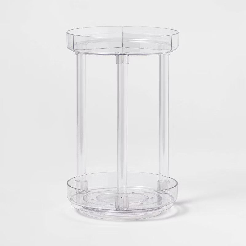Spinning Turntable Makeup Organizer Clear - Brightroom™ | Target