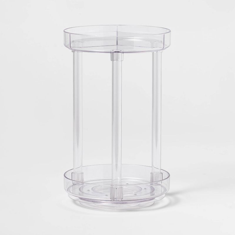 Spinning Turntable Makeup Organizer Clear - Brightroom&#8482; | Target