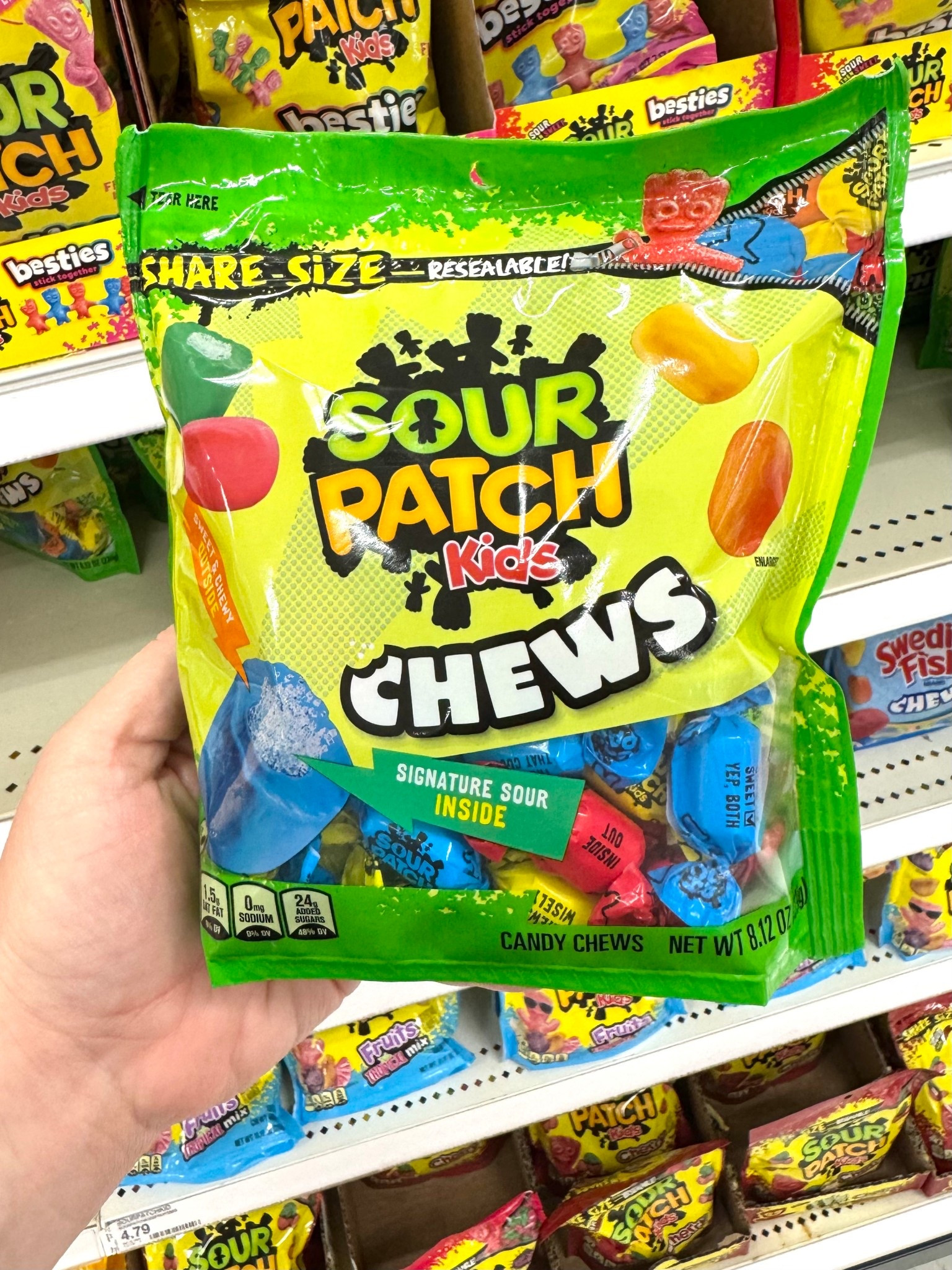 Sour Patch Chews 

#LTKfoodie #LTKSeasonal #LTKvlog