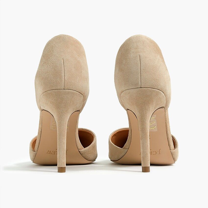 Suede d'Orsay pumps | J.Crew Factory