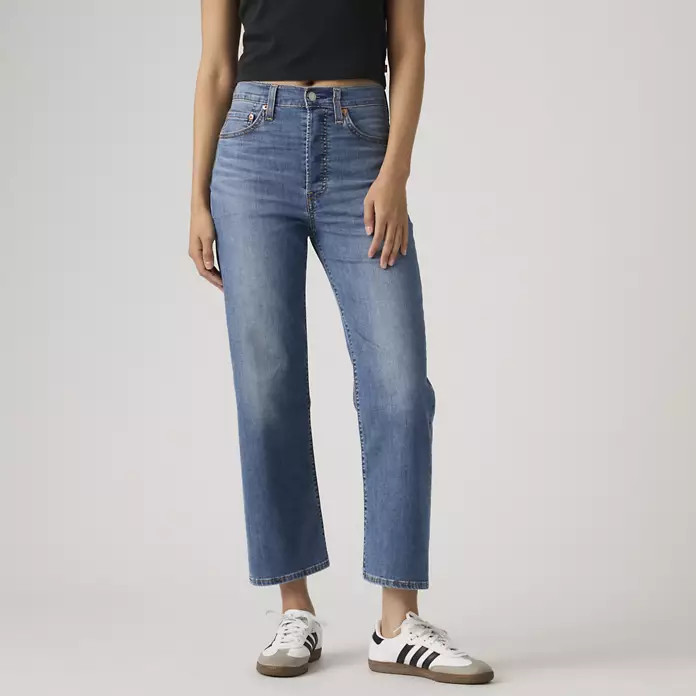 Ribcage Straight Ankle Lightweight Jeans | Levi's UK