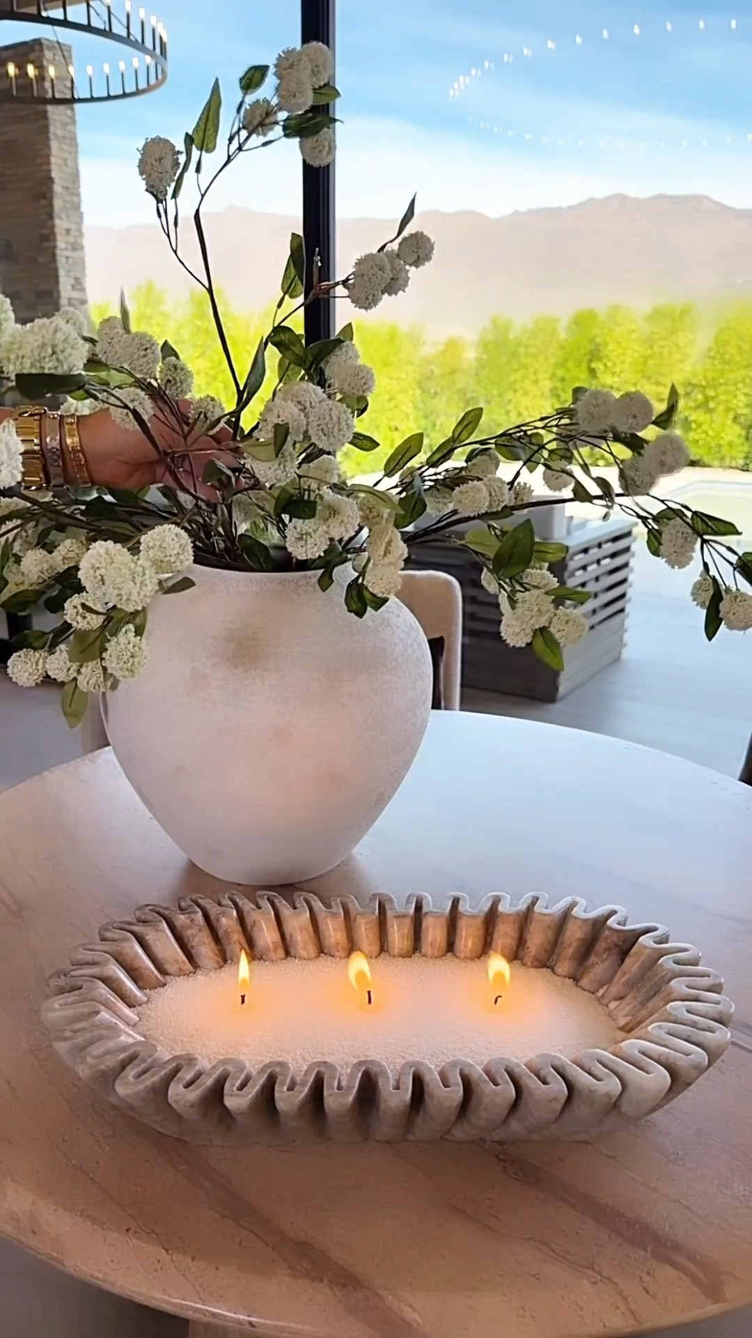 Pedestal table styling. I love this pedestal table, it’s perfect for an entryway, coffee area, or in a bedroom. ✨ pedestal dining table decor spring table styling neutral home decor linen dining chairs coffee table candle styling 

Summerthompsonstyles

#LTKHome #LTKSaleAlert