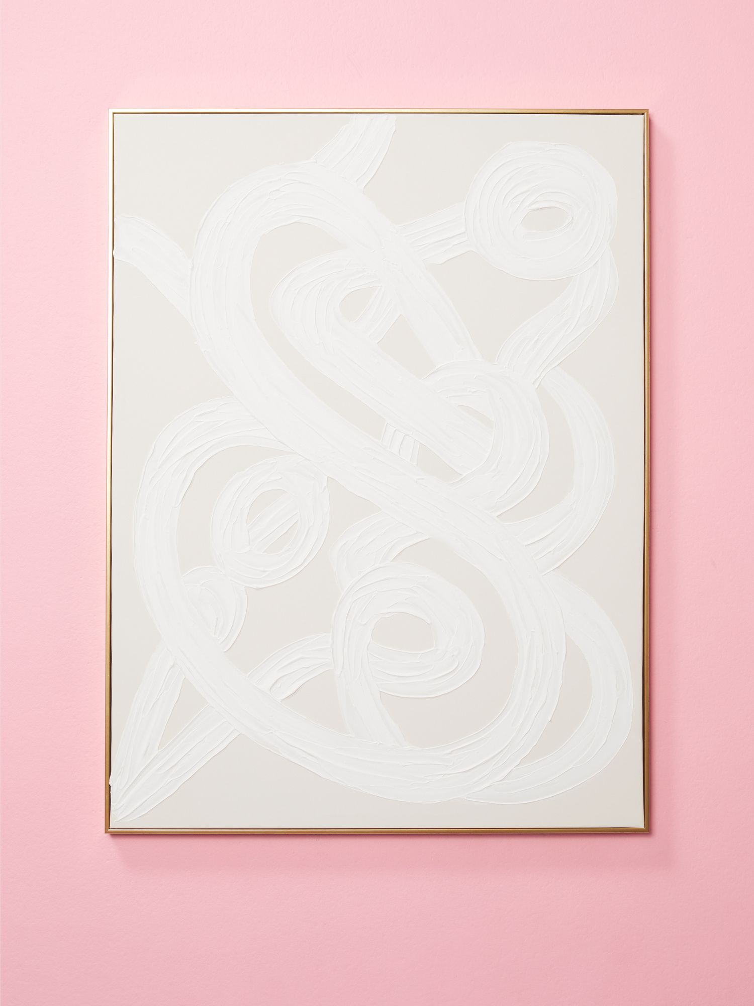 30x40 Framed Tonal Plaster Loop Wall Art | Living Room | HomeGoods | HomeGoods