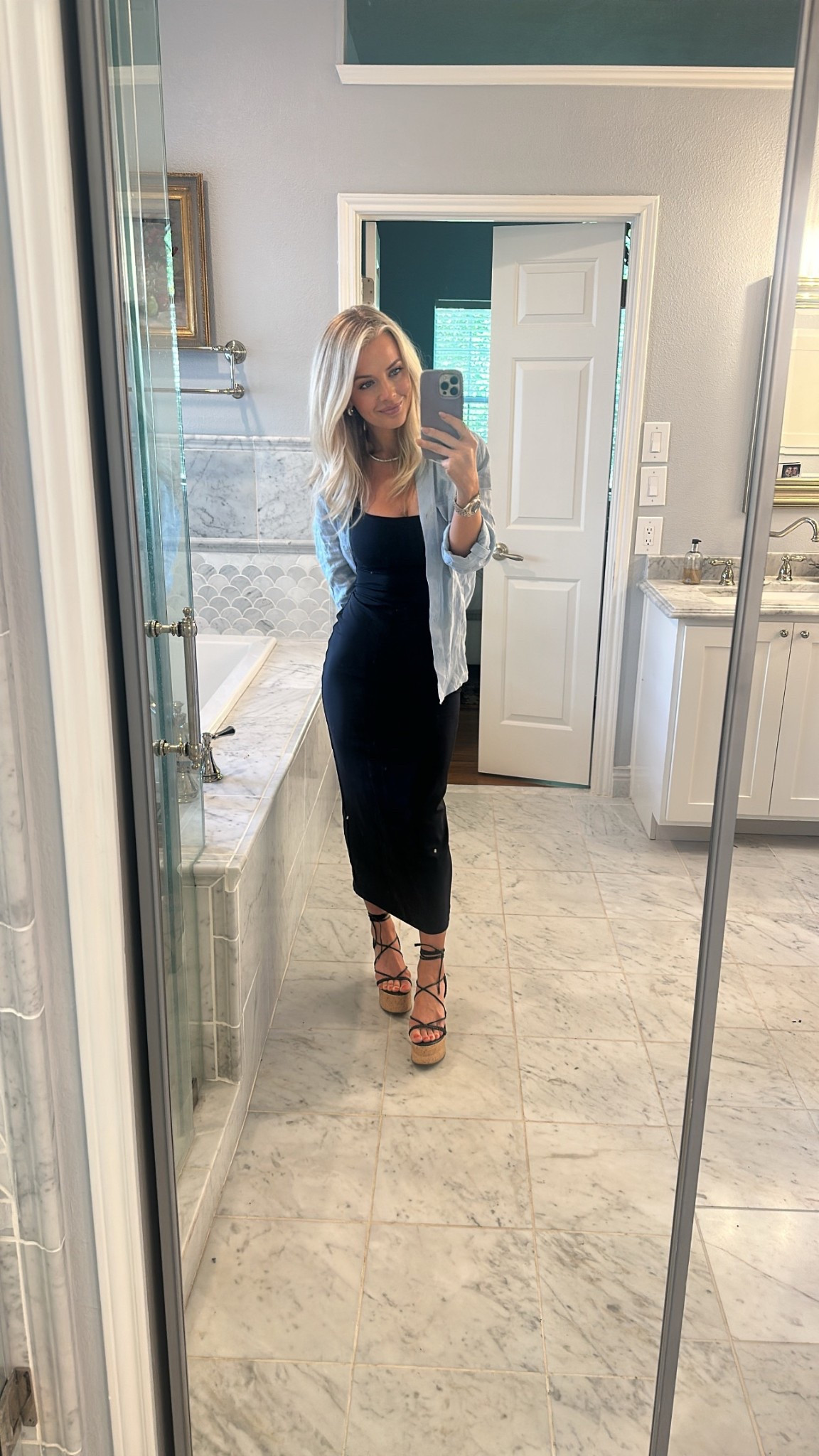 Love this body con dress! So flattering! Also pairing it with the breezy linen top made it a little more effortless 

#LTKPetite #LTKOver40 #LTKStyleTip