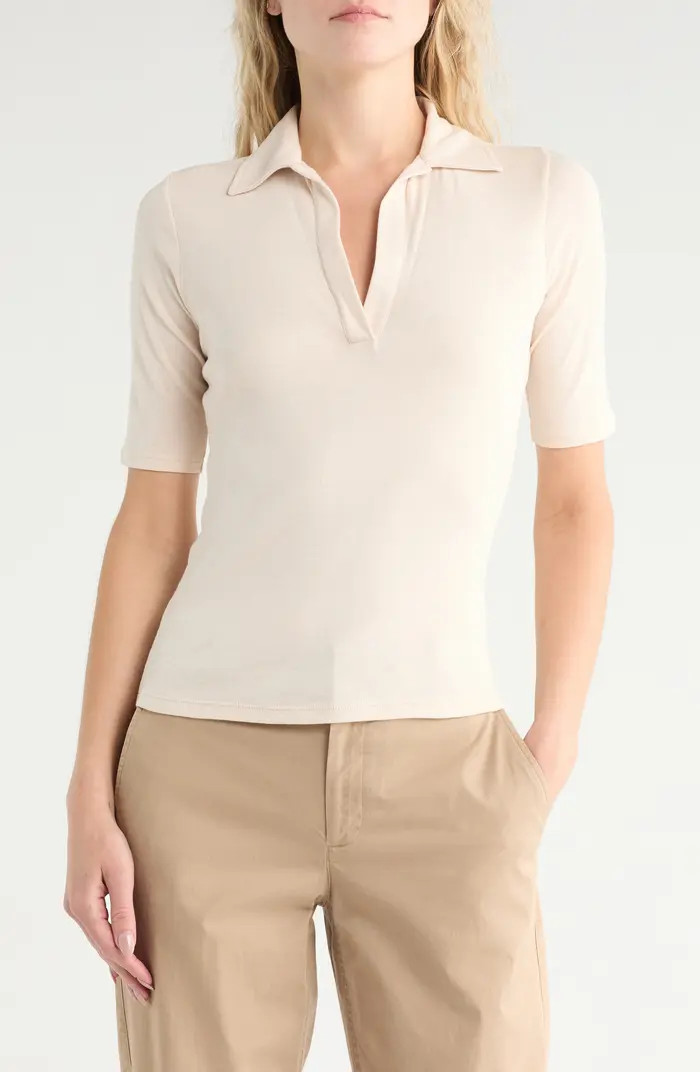 Vince Elbow Sleeve Polo | Nordstromrack | Nordstrom Rack