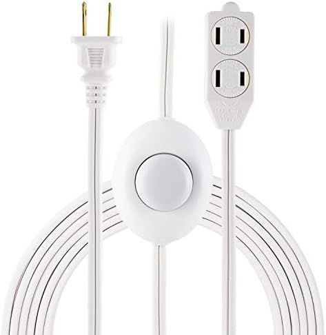 GE 42803 3 Outlet Extension Cord with On/Off Switch Perfect for Lamps, Holiday and Christmas Ligh... | Amazon (US)