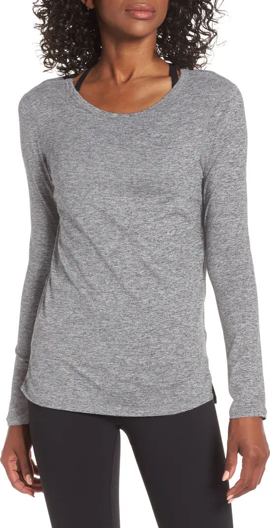 Liana Long Sleeve Recycled Blend Performance T-Shirt | Nordstrom