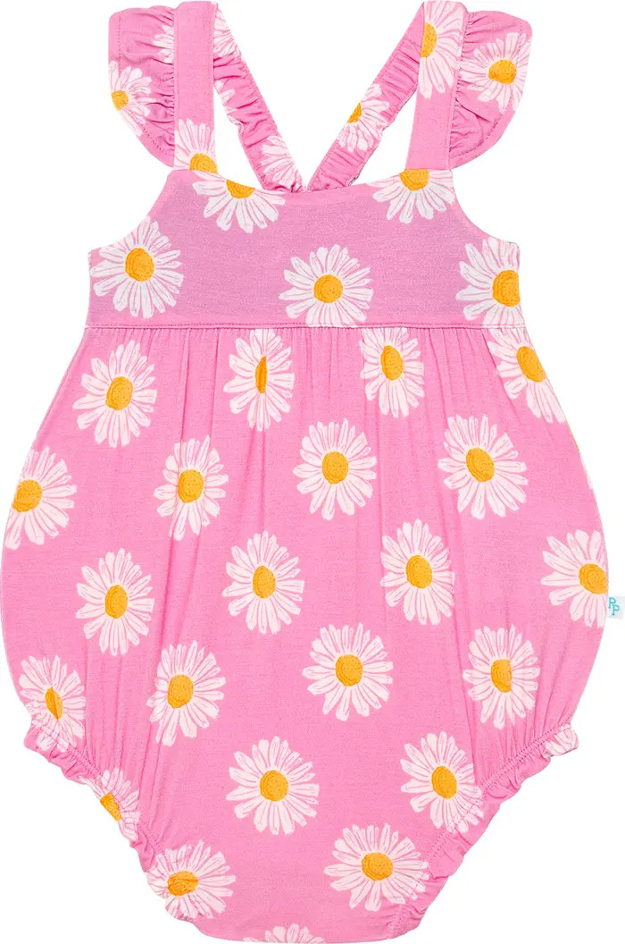 Posh Peanut Quinn Sleeveless Ruffled Bubble Romper | Nordstrom | Nordstrom