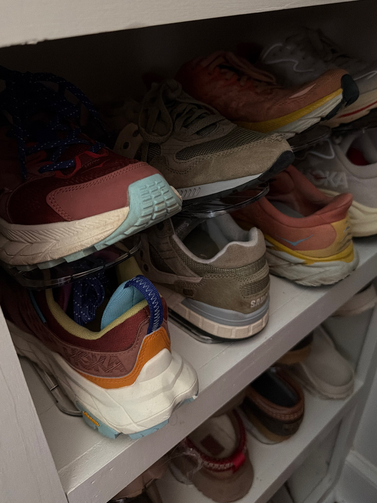 was able to double my shoe storage with these shoe organizers

#LTKHome #LTKdayinmylife