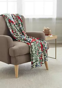 Joyland Printed Plush Throw Blanket | Belk