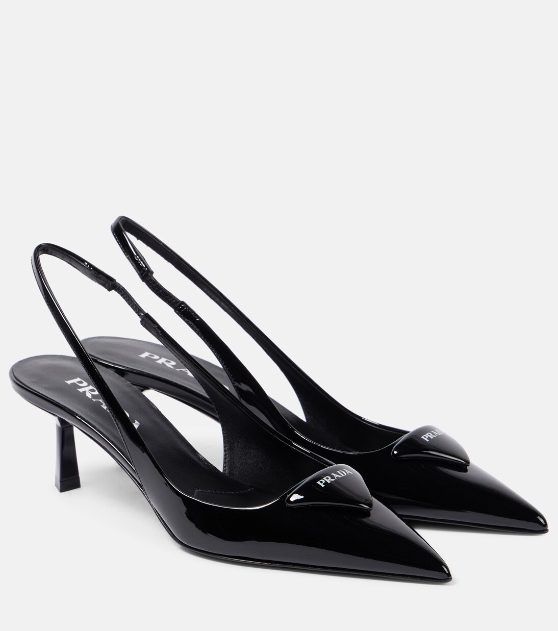 Slingback-Pumps aus Lackleder | Mytheresa (DACH)