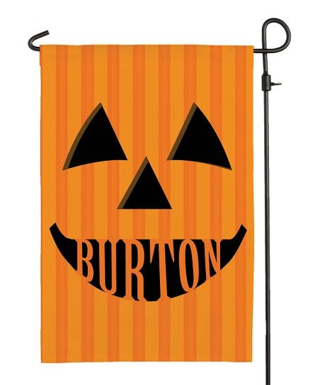 love this productJack-o'-Lantern Personalized Yard Flag | Zulily