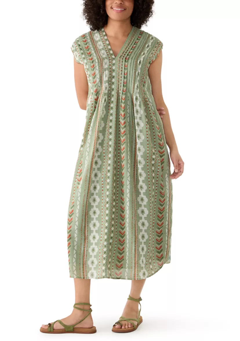 Women's Dolman Sleeve Pleated Midi Dress | Belk