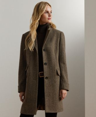 Women's Single-Breasted Walker Coat | Macy's