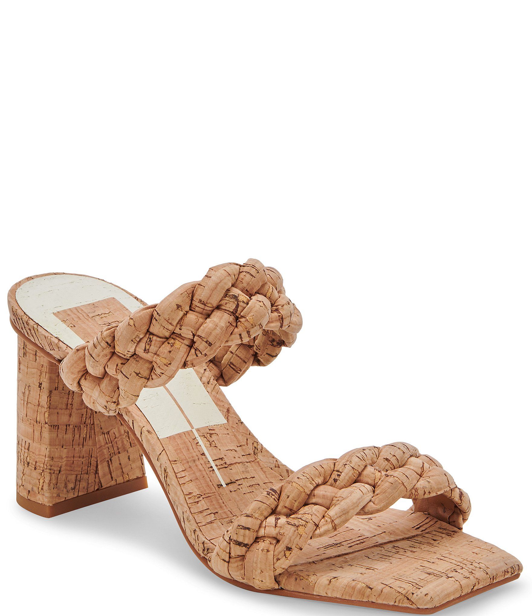 Paily Braided Raffia Slide Sandals | Dillards