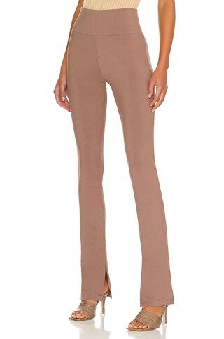 NICHOLAS Delia Rib High Waist Legging in Cigar from Revolve.com | Revolve Clothing (Global)