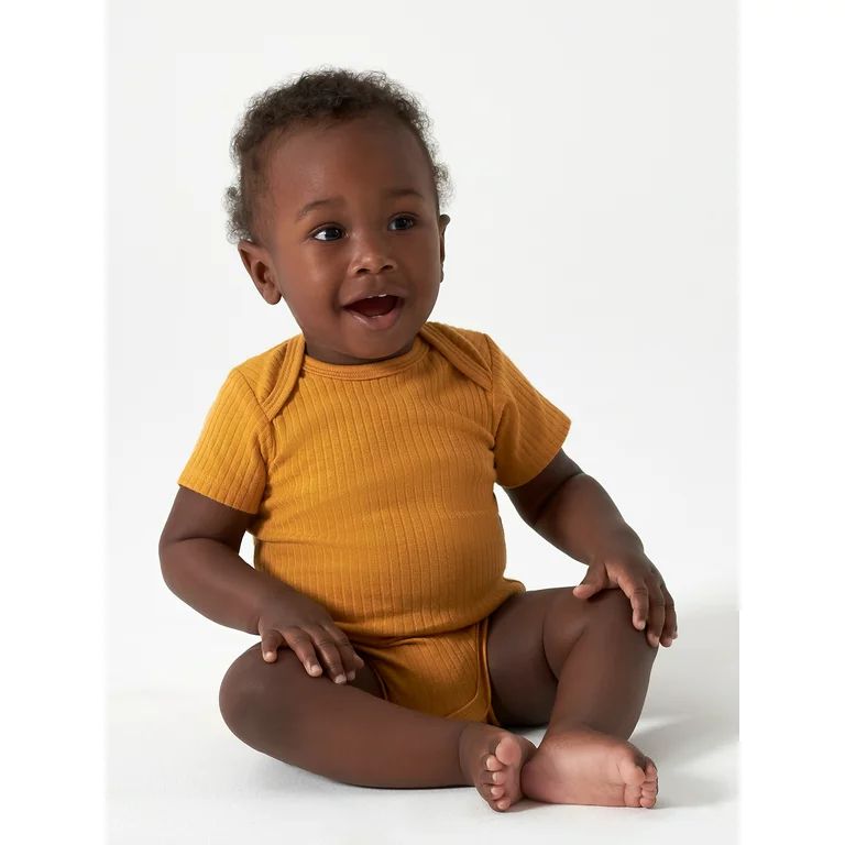 Modern Moments by Gerber Baby Boy Short Sleeve Onesies Bodysuit & Pant Outfit Set, 4-Piece (Newbo... | Walmart (US)