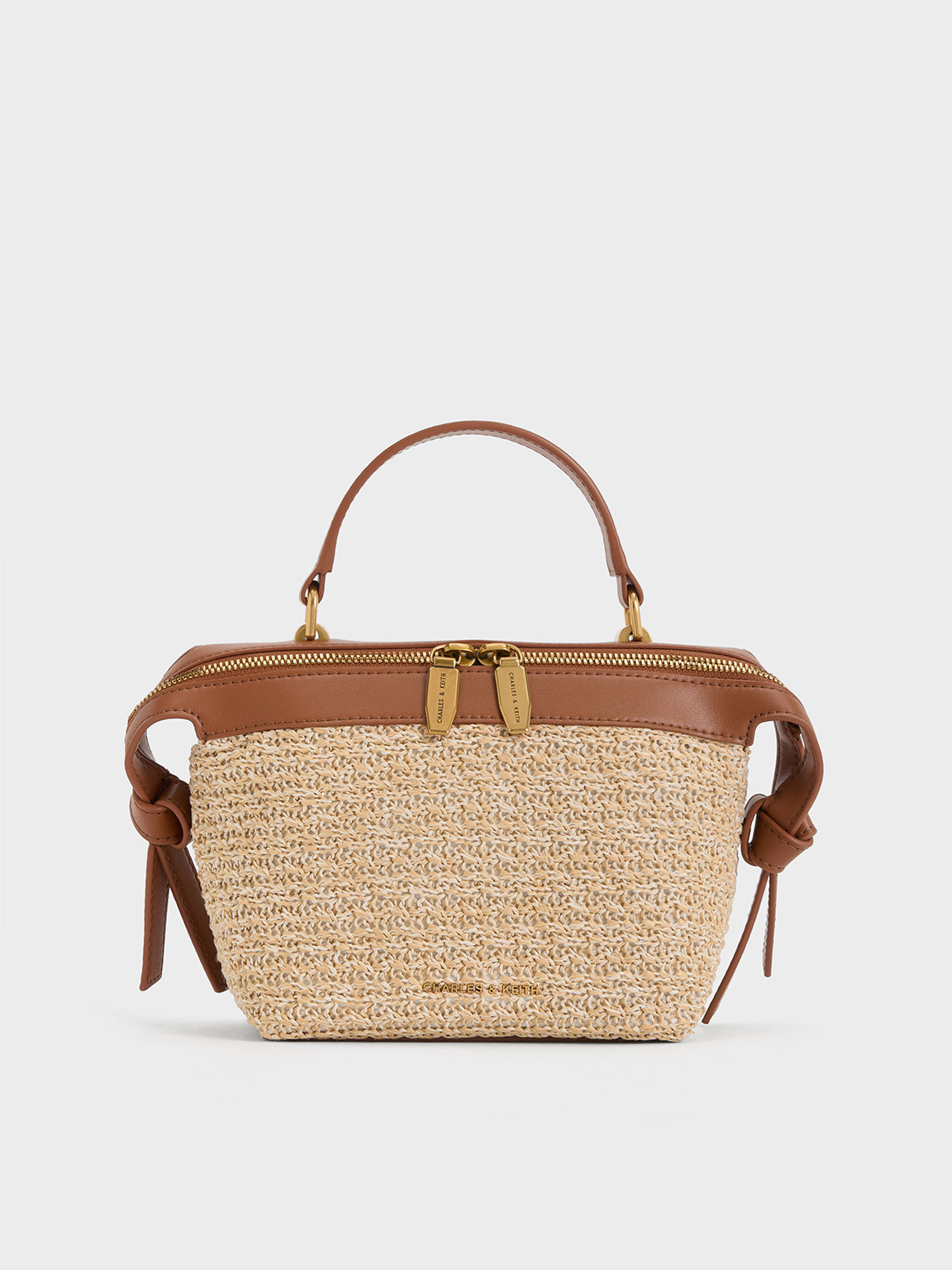 Aurelie Raffia Knotted Top Handle Bag
 - Multi | Charles & Keith CA