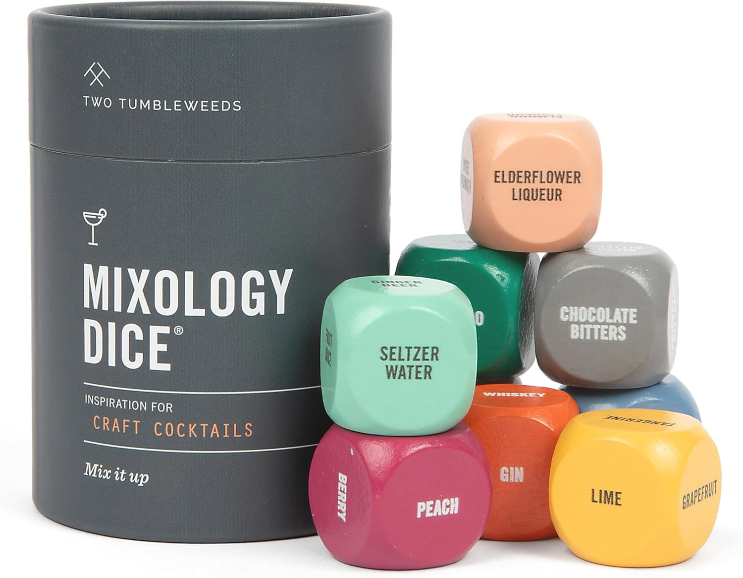 Two Tumbleweeds Mixology Dice - New Edition: Set of 9 Dice to Inspire Craft Cocktails & Mocktails... | Amazon (US)