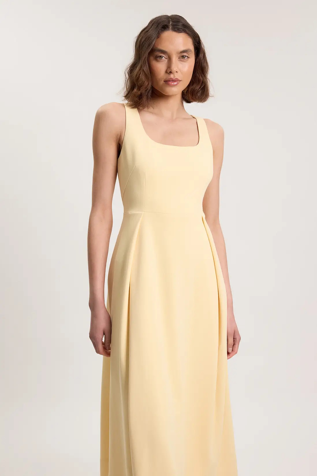 Tailored Full Skirt Midi Dress | Karen Millen