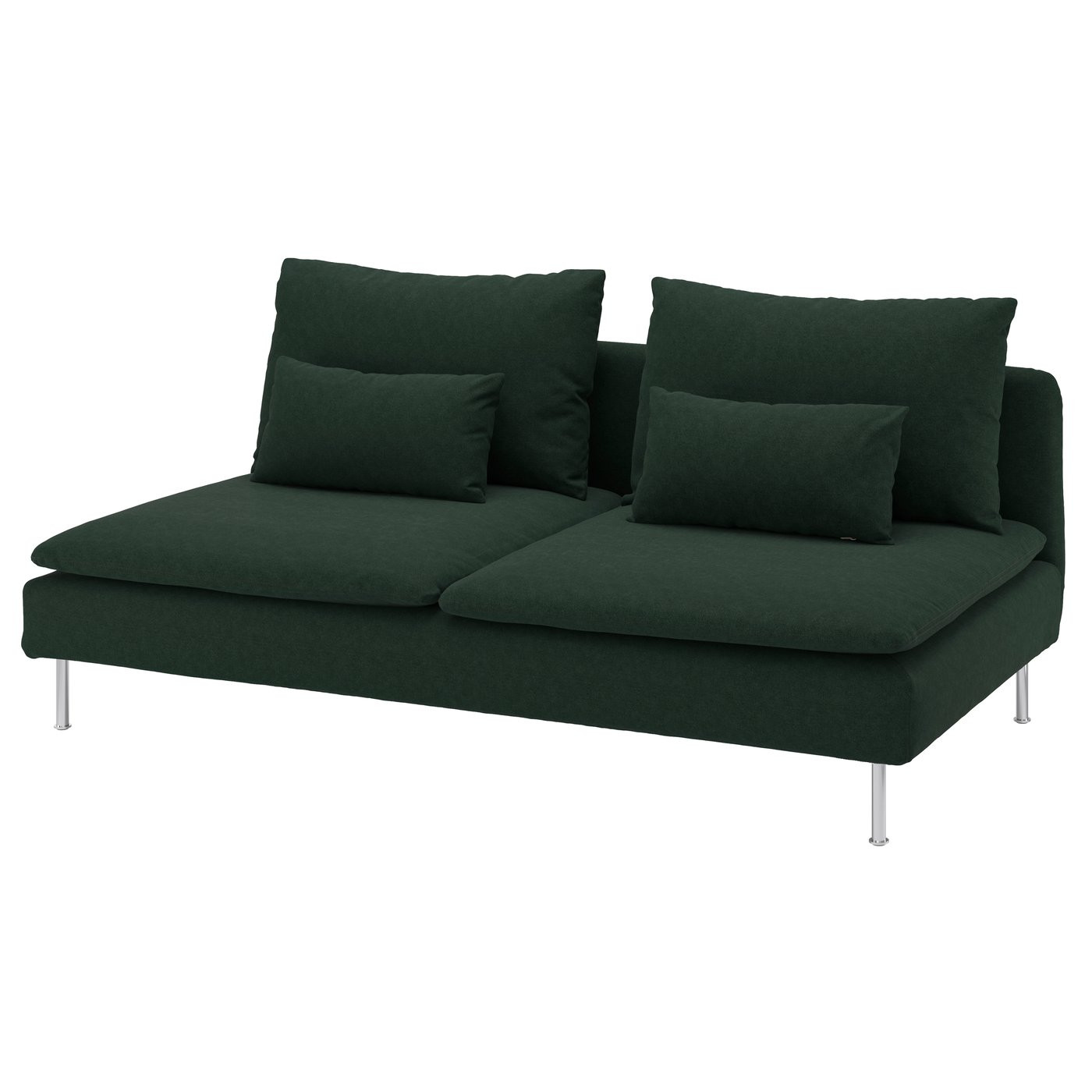 IKEA SÖDERHAMN sofa section, Tallmyra dark green, Width: 73 1/4 | IKEA US